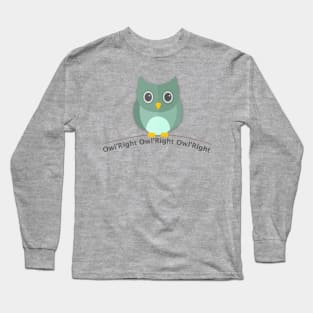 Owl Pun T-Shirt Long Sleeve T-Shirt